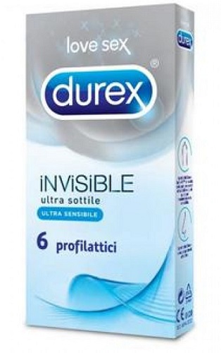 DUREX INVISIBLE PROFILATTICO 6 PEZZI - Farmadillo