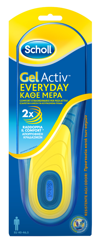 SCHOLL GEL ACTIV EVERYDAY UOMO - Farmadillo
