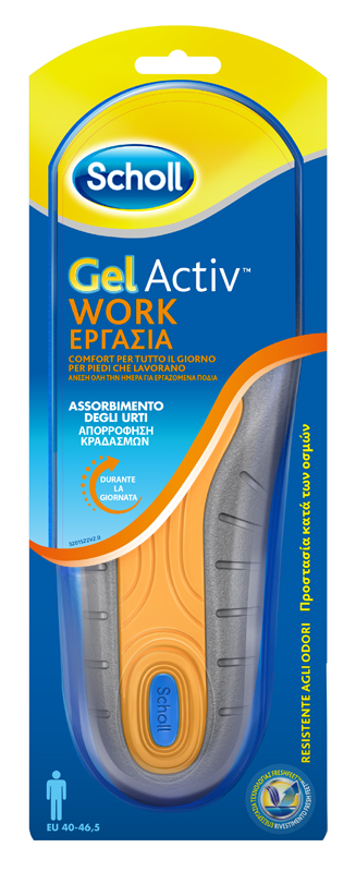 SCHOLL GEL ACTIV WORK UOMO - Farmadillo