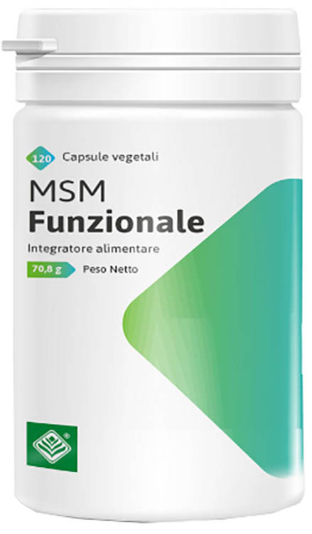 MSM FUNZIONALE 120 CAPSULE DA 590 MG - Farmadillo