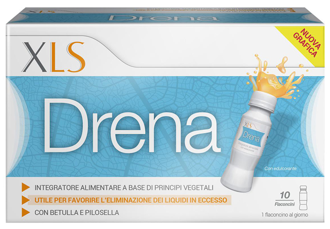 XLS DRENA 10 FLACONCINI X 10 ML - Farmadillo