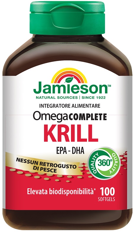 JAMIESON OMEGA COMPLETE PURE KRILL OIL 100 PERLE - Farmadillo