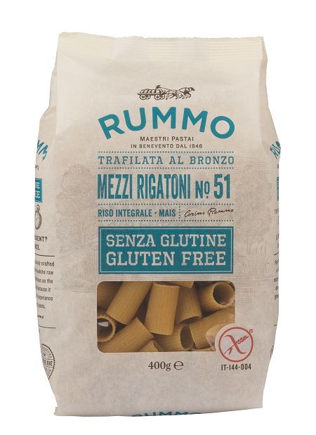 RUMMO MEZZI RIGATONI N51 DI RISO INTEGRALE E MAIS 400 G - Farmadillo