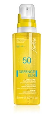DEFENCE SUN 50 OLIO SOLARE PROTEZIONE ALTA 150 ML - Farmadillo