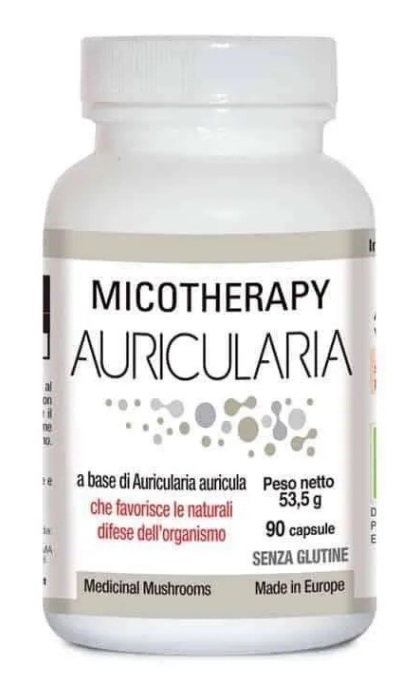 MICOTHERAPY AURICULARIA 90 CAPSULE - Farmadillo