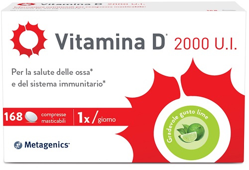 VITAMINA D 2000 UI 168 COMPRESSE MASTICABILI - Farmadillo