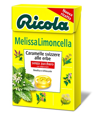 RICOLA MELISSA LIMONCELLA SENZA ZUCCHERO 50 G - Farmadillo