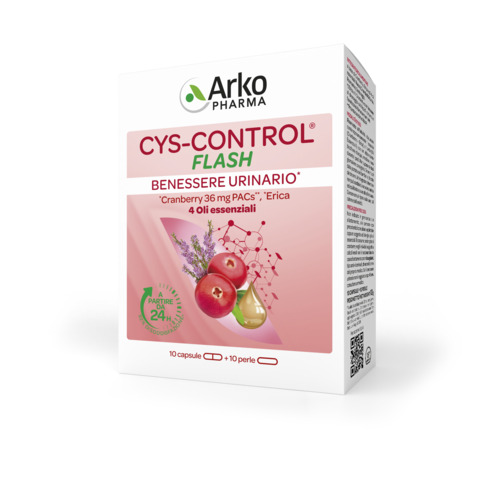 CYS-CONTROL FLASH 20 CAPSULE - Farmadillo