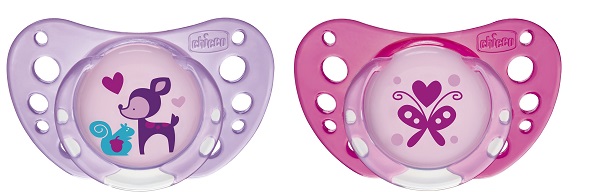 CHICCO SUCCHIETTO AIR GIRL IN CAUCCIU' 6-16 MESI 2 PEZZI - Farmadillo