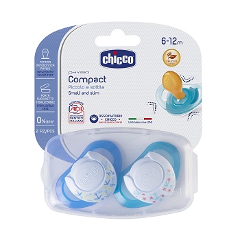 CHICCO SUCCHIETTO COMPACT BOY S6-16 MESI 2 PEZZI - Farmadillo