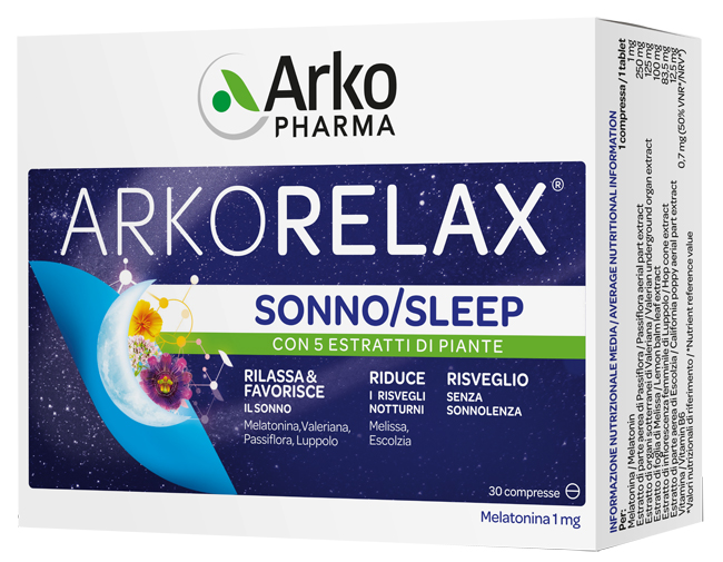 ARKORELAX SONNO 30 COMPRESSE - Farmadillo