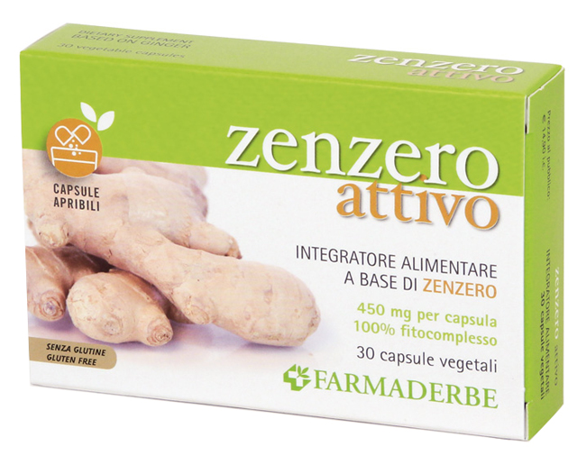 ZENZERO ATTIVO 30 CAPSULE VEGETALI - Farmadillo