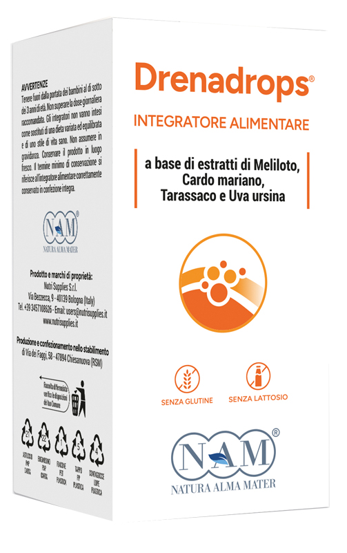 DRENADROPS SOLUZIONE IDROALCOLICA 100 ML - Farmadillo