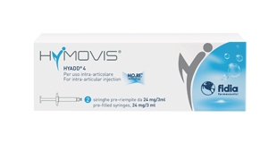 SIRINGA INTRA-ARTICOLARE HYMOVIS ACIDO IALURONICO 24 MG 3 ML 2 PEZZI - Farmadillo