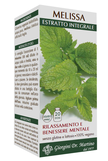 MELISSA ESTRATTO INTEGRALE 200 ML - Farmadillo