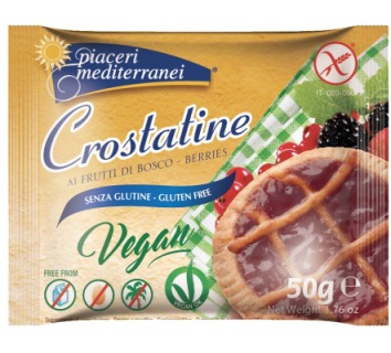 PIACERI MEDITERRANEI CROSTATINE FRUTTI DI BOSCO 50 G - Farmadillo
