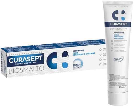 CURASEPT BIOSMALTO CARIE DENTIFRICIO 75 ML - Farmadillo