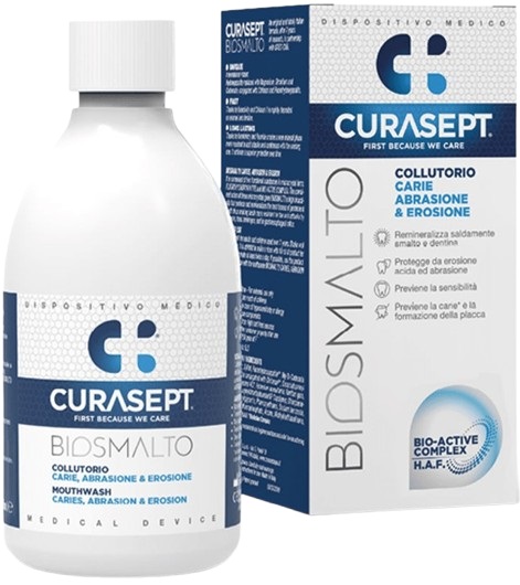 CURASEPT BIOSMALTO COLLUTORIO CARIE ABRASIONE&EROSIONE 300 ML - Farmadillo