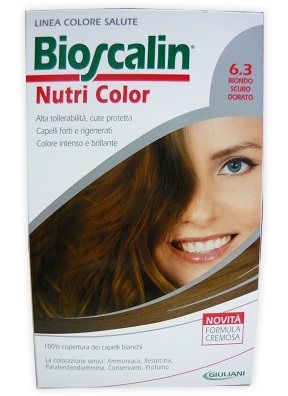 BIOSCALIN NUTRI COLOR 6,3 BIONDO SCURO DORATO SINCROB 124 ML - Farmadillo