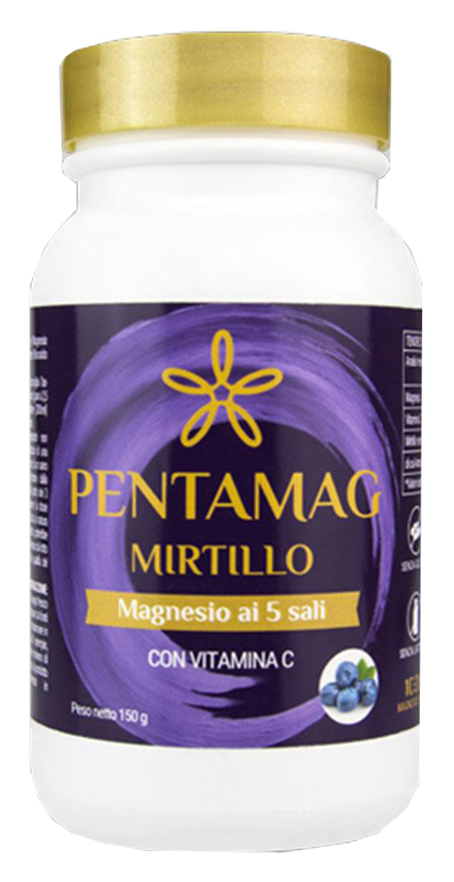 PENTAMAG MAGNESIO MIRTILLO 150 G - Farmadillo