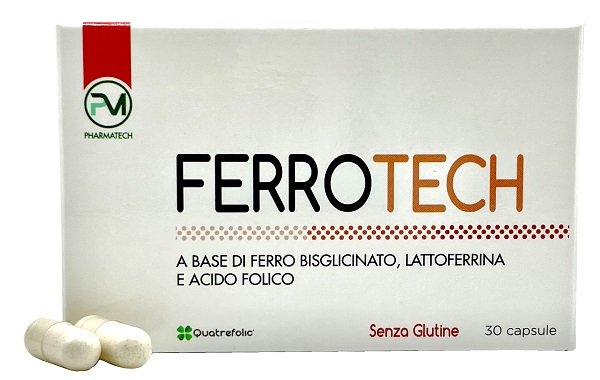 FERROTECH 30 CAPSULE DA 550MG - Farmadillo