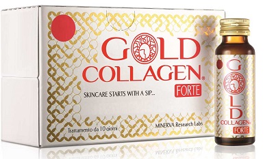 GOLD COLLAGEN FORTE 10 FLACONI - Farmadillo