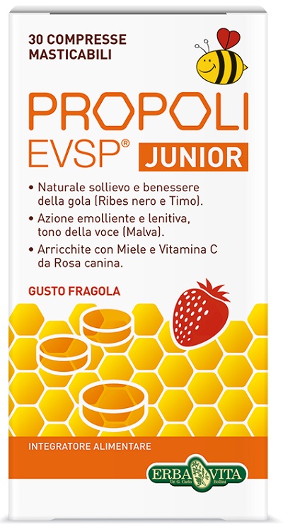 PROPOLI EVSP JUNIOR 30 COMPRESSE - Farmadillo