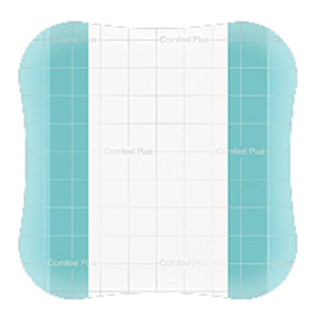 MEDICAZIONE SPECIALE ATTIVA TRASPARENTE CON IDROCOLLOIDE COMFEEL PLUS 10X10 CM 10 PEZZI - Farmadillo