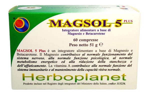 MAGSOL 5 PLUS 60 COMPRESSE - Farmadillo