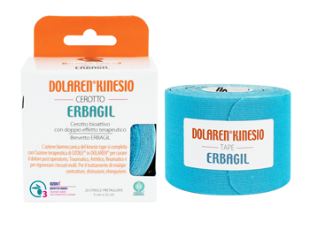 DOLAREN KINESI EMULGEL CEROTTO TERAPEUTICO BLU 5X25 CM IN ROTOLO - Farmadillo