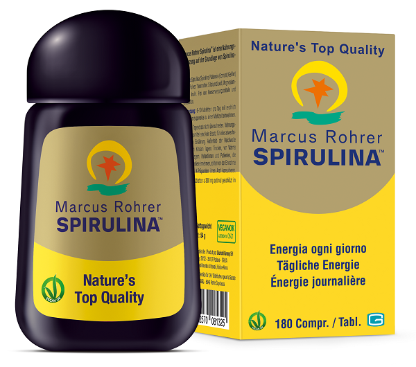 SPIRULINA MARCUS ROHRER 180 COMPRESSE - Farmadillo
