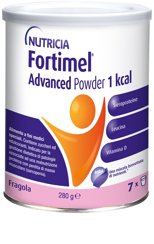 NUTRICIA FORTIMEL ADVANCED POWDER 1 KCAL FRAGOLA 280 G - Farmadillo