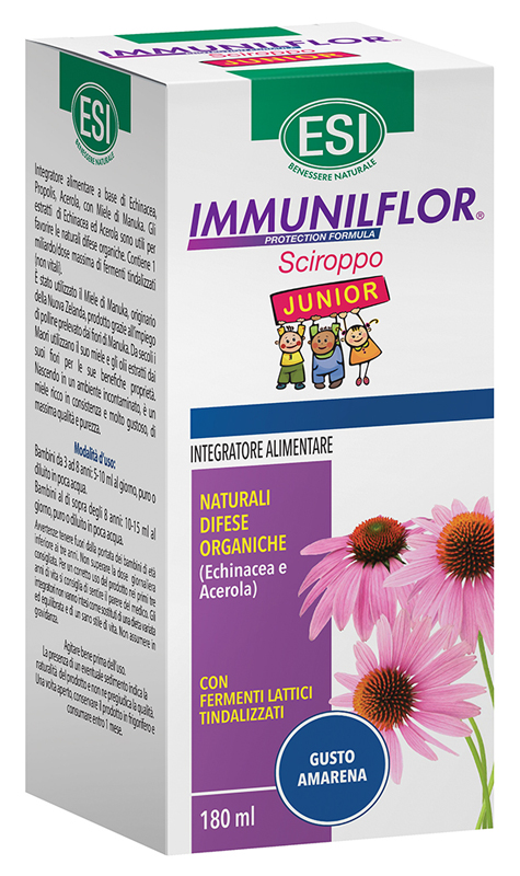 ESI IMMUNILFLOR SCIROPPO JUNIOR 180 ML - Farmadillo