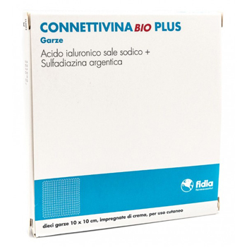 CONNETTIVINABIO PLUS GARZA 10 X 10 CM 10 PEZZI - Farmadillo
