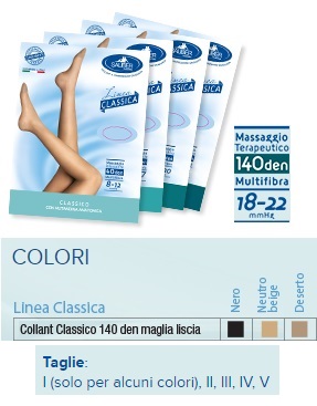 SAUBER COLLANT 140 DENARI MAGLIA LISCIA NEUTRO BEIGE 1 LINEA CLASSICA - Farmadillo