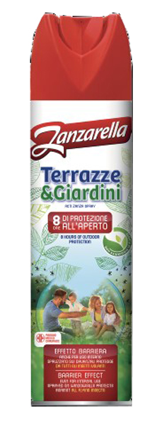 ZANZARELLA AMBIENTE SPRAY TERRAZZE&GIARDINI 400 ML - Farmadillo