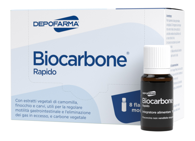 BIOCARBONE RAPIDO 8 FLACONCINI - Farmadillo