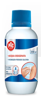 PIC SOLUTION ACQUA OSSIGENATA 10 VOLUMI PEROSSIDO DI IDROGENO 3% 250 ML - Farmadillo