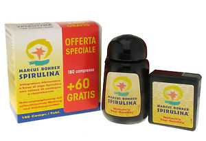 SPIRULINA MARCUS ROHRER 180 COMPRESSE + OF - Farmadillo
