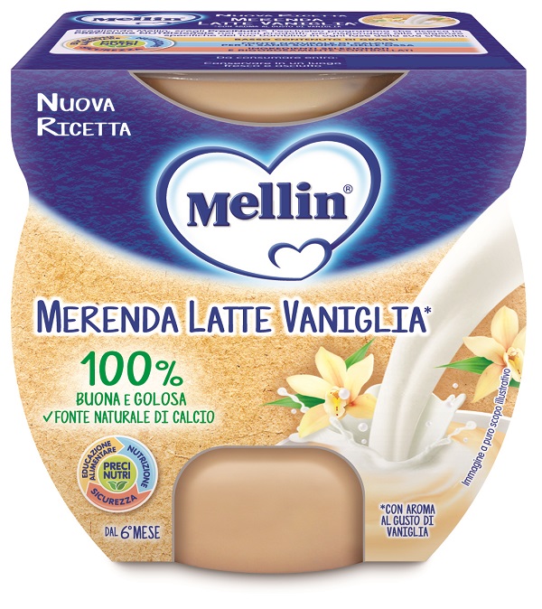 MELLIN MERENDA LATTE VANIGLIA 2 X 100 G - Farmadillo