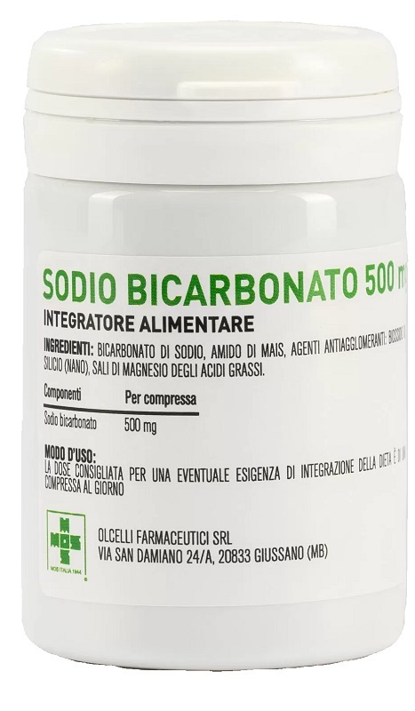 SODIO BICARBONATO 500 MG 100 COMPRESSE - Farmadillo