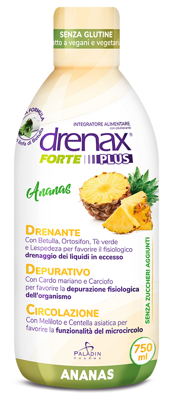 DRENAX FORTE PLUS ESOTICO CON ESTRATTO D'ANANAS 750 ML - Farmadillo