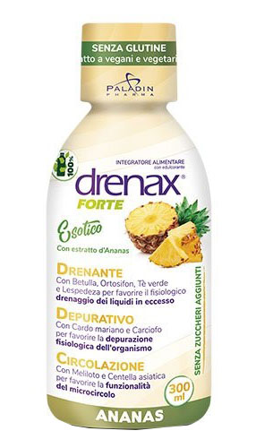 DRENAX FORTE ESOTICO CON ESTRATTO D'ANANAS 300 ML - Farmadillo