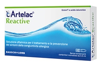 ARTELAC REACTIVE SOLUZIONE OFTALMICA MONODOSE 10 UNITA' DA 0,5 ML - Farmadillo