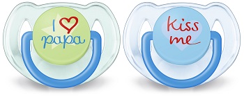SUCCHIETTO LOVE 6-18 MESI MASCHIO 2 PEZZI - Farmadillo