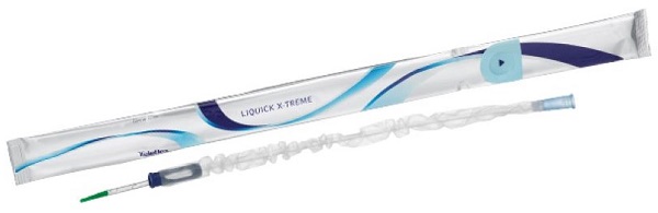 CATETERE VESCICALE AUTOLUBRIFICANTE LIQUICK X-TREME RIVESTIMENTO IDROFILO DIAMETRO CH14 LUNGHEZZA 20 CM PUNTA ERGOTHAN 2 FORI SFALSATI 30 PEZZI - Farmadillo
