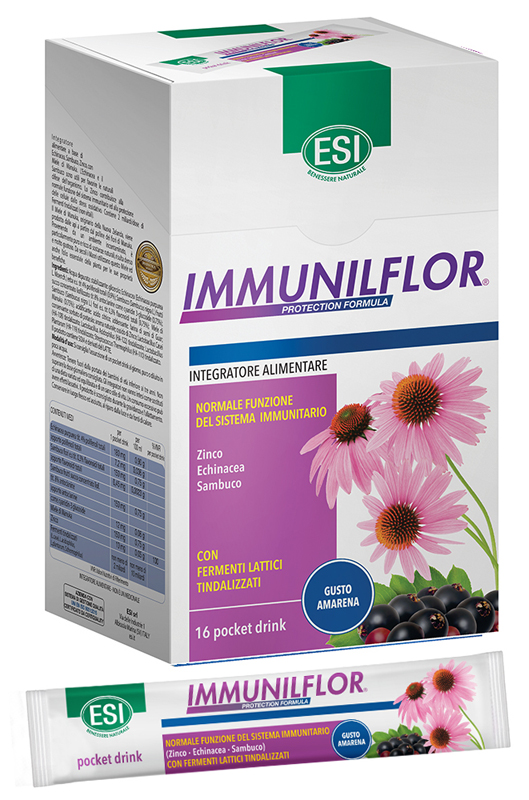 ESI IMMUNILFLOR POCKET DRINK 16 POCKET DRINK - Farmadillo
