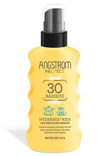 ANGSTROM PROTECT HYDRAXOL KIDS LATTE SPRAY SOLARE PROTEZIONE 30 175 ML - Farmadillo