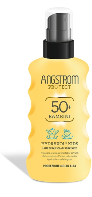 ANGSTROM PROTECT HYDRAXOL KIDS LATTE SPRAY SOLARE ULTRA PROTEZIONE 50+ 175 ML - Farmadillo