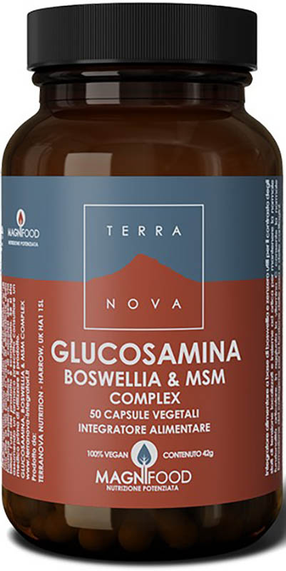 TERRANOVA COMPLESSO DI GLUCOSAMINA BOSWELLIA E MSM 50 CAPSULE - Farmadillo